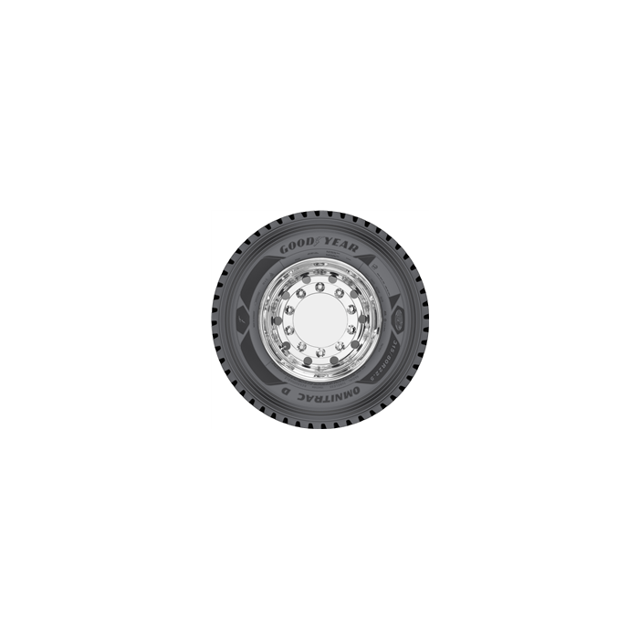 GOODYEAR 315/80 R22.5 OMNITRAC D 156/150K M+S 3PSF TL